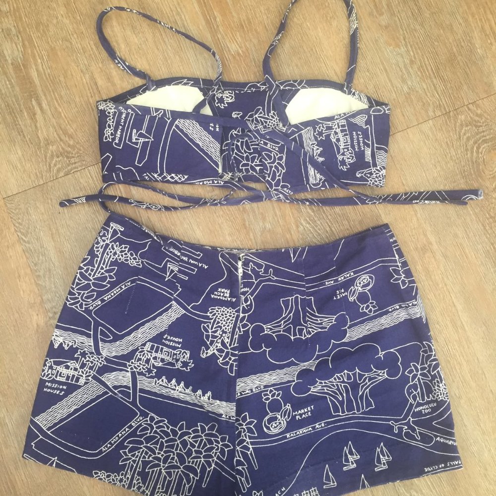 Vintage Hawaiian Matching Set - Picture 6 of 8